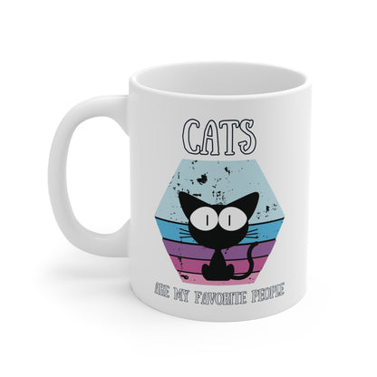 Cats Are My Favorite People - Coffee Mug