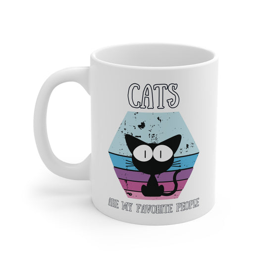 Cats Are My Favorite People - Coffee Mug