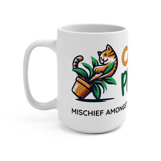 Cats vs Plants - Coffee Mug - 15oz