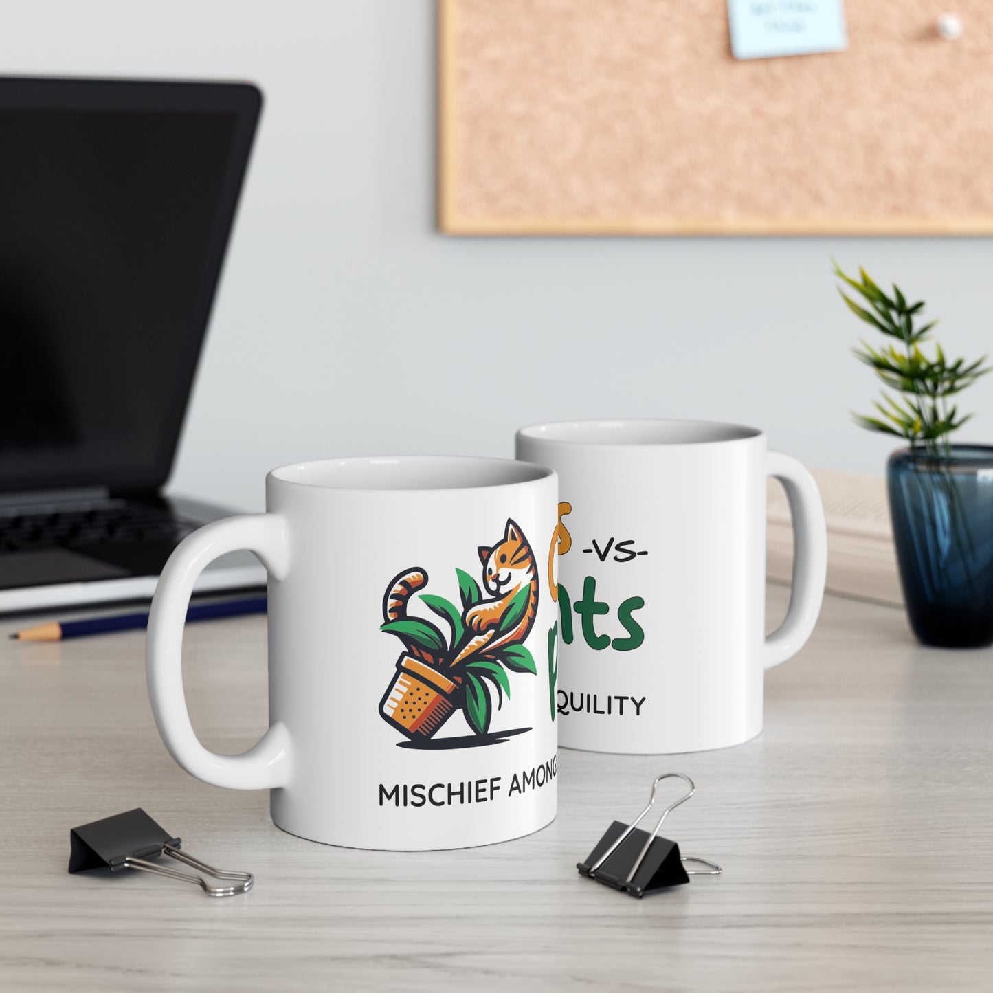 Cats vs Plants - Coffee Mug